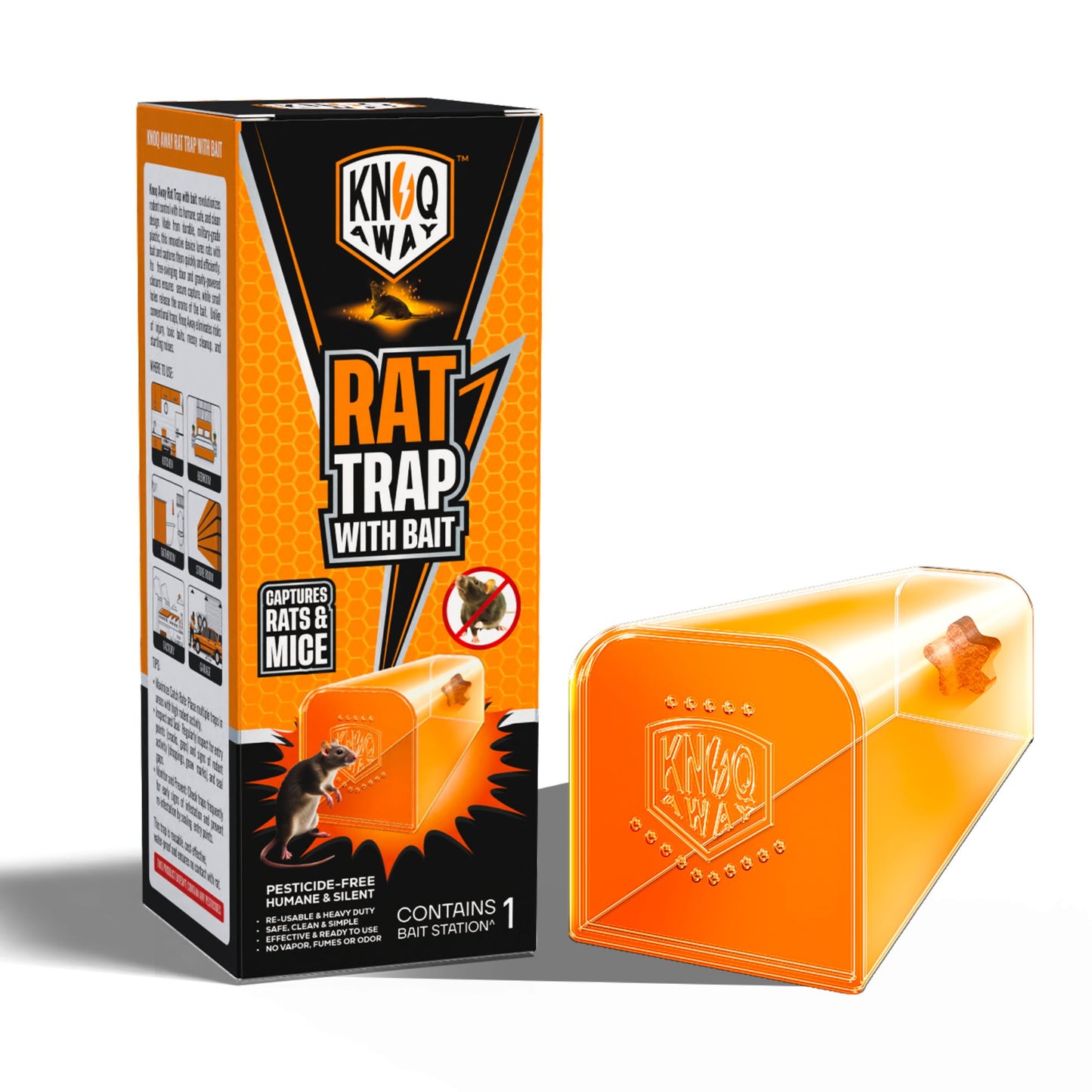 Small Rat Trap with Bait (For Small Rats)