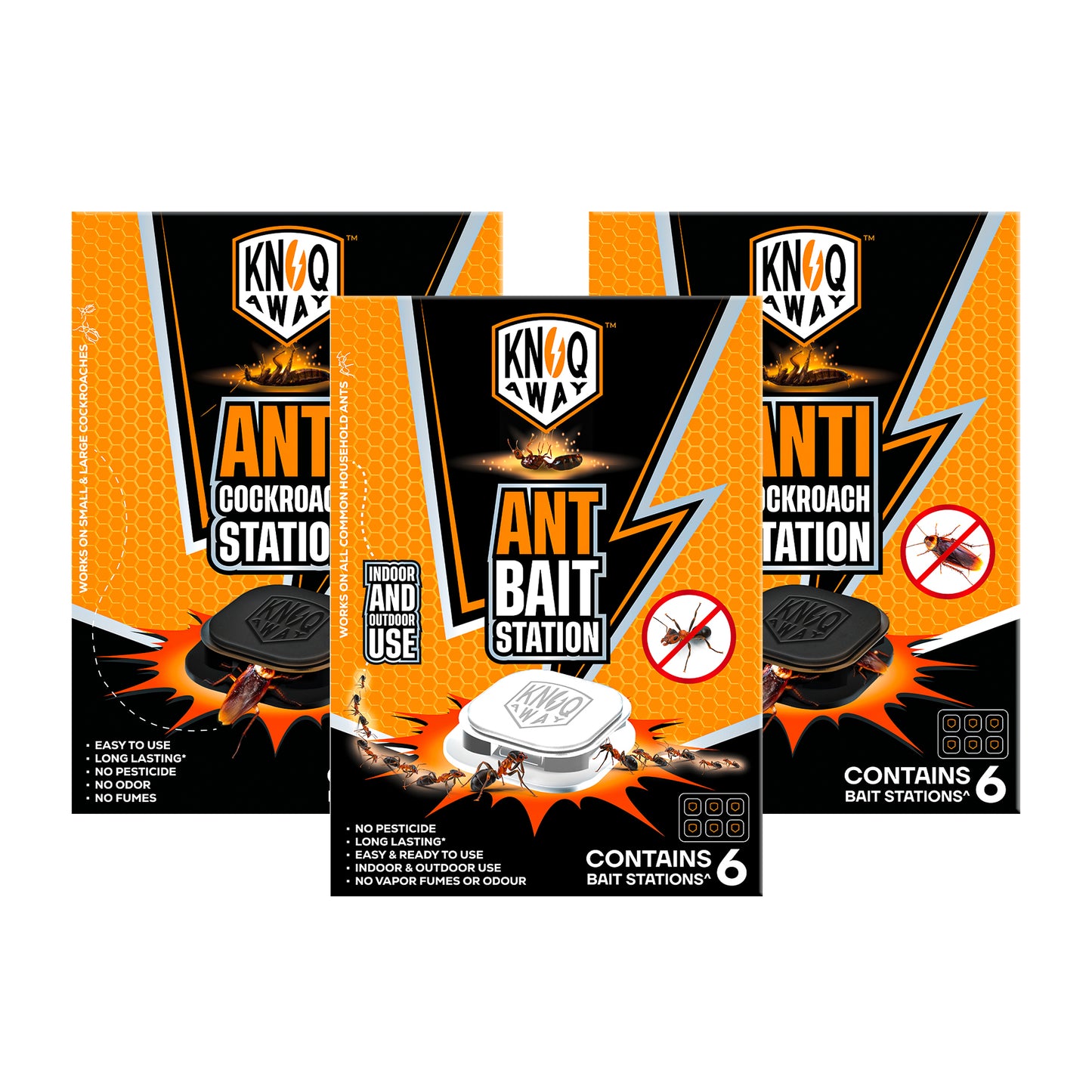 Complete Home Protection – 3-in-1 Bait Combo - Ant Bait & 2x Cockroach Bait