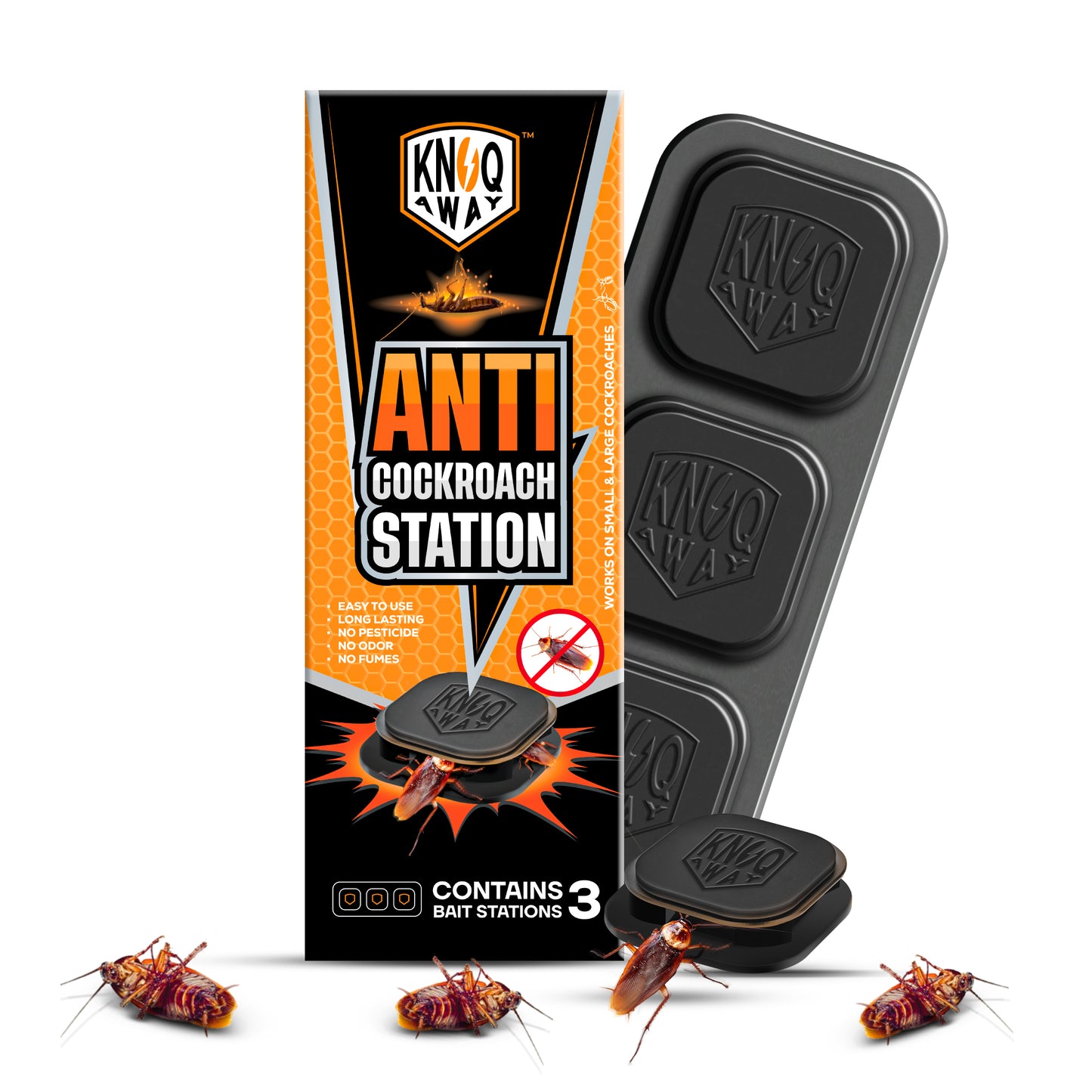 Anti Cockroach Bait Station (Pack of 3 Baits)