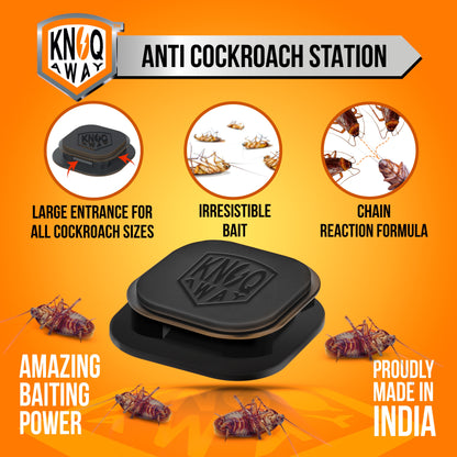 Anti Cockroach Bait Station (Pack of 3 Baits)