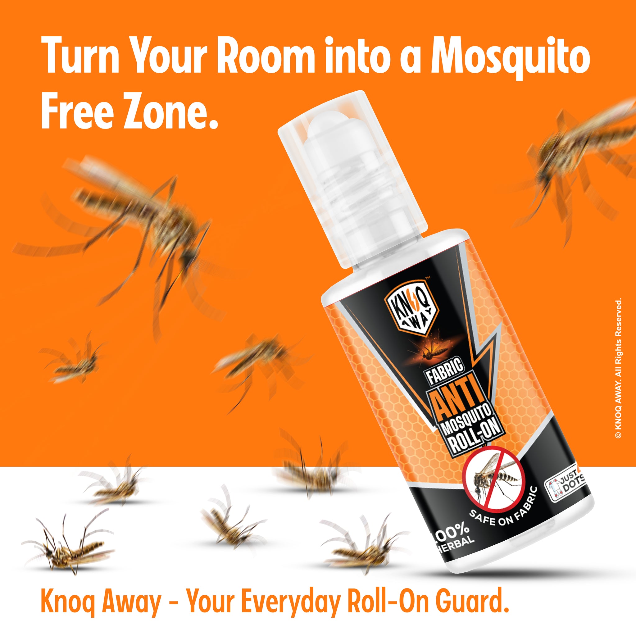 Herbal Mosquito Repellent Fabric Roll-On (25 ml)