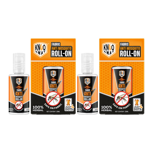 Herbal Mosquito Repellent Fabric Roll-On (25 ml x 2)