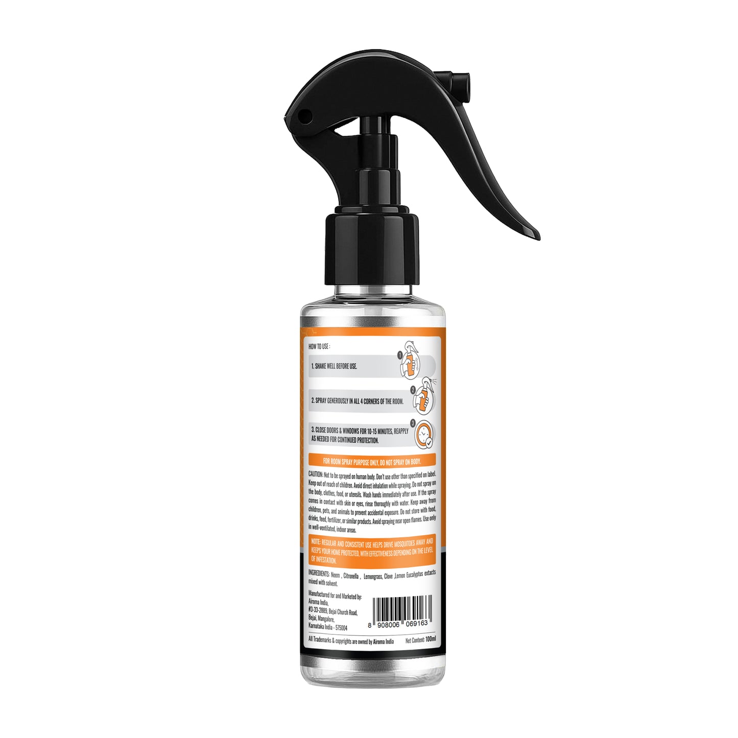 Mosquito Repellent Room Spray (100 ml x 2)