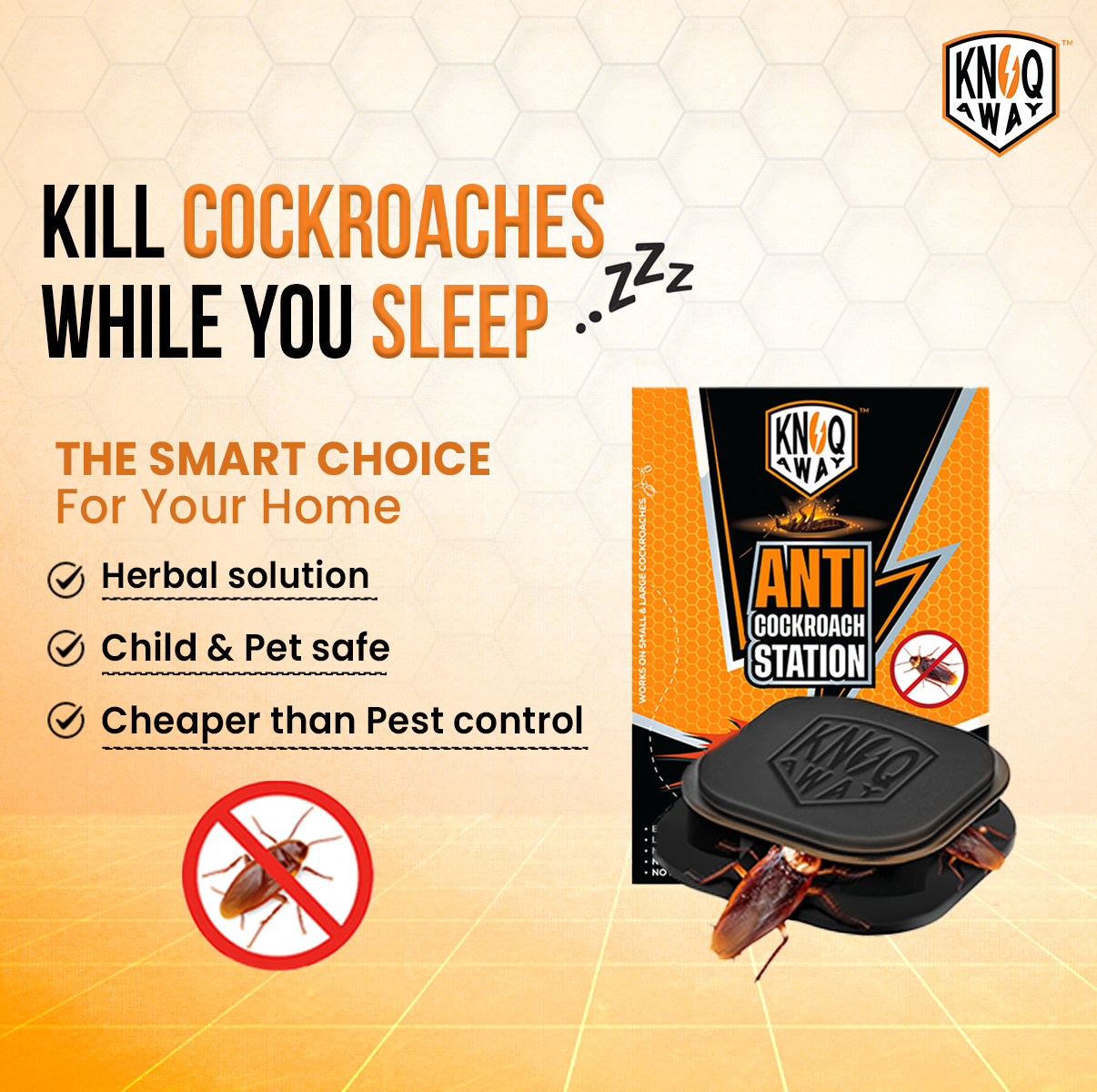 Cockroach Bait Station (Pack of 6 Baits)